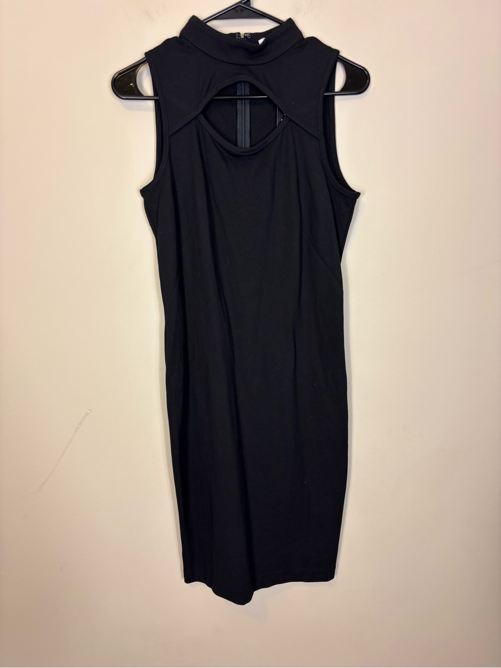 New White House Black Market Black Sleeveless Cutout Midi Dress 2
